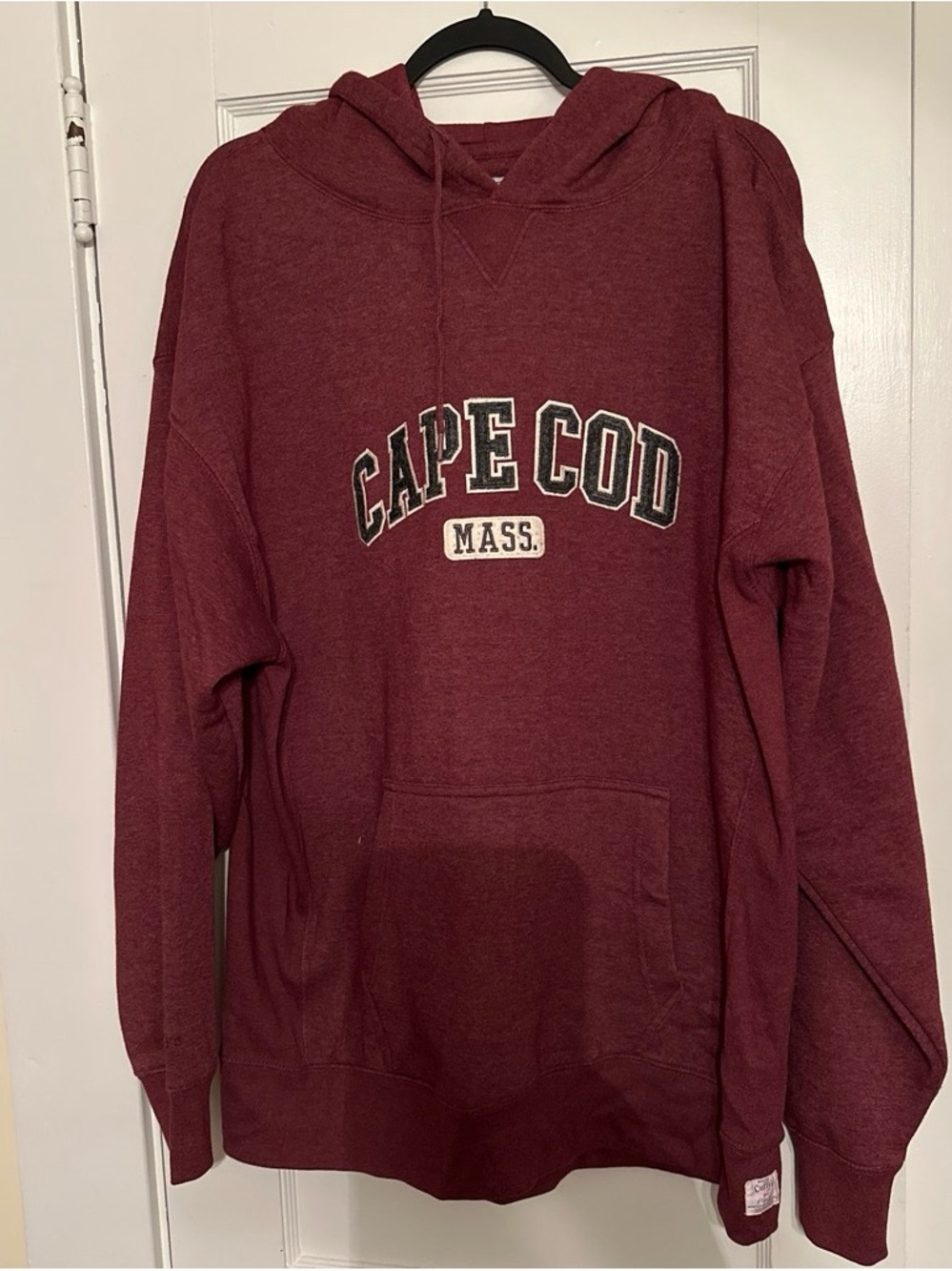 Cuffy’s Maroon Cape Cod Graphic Pullover Hoodie